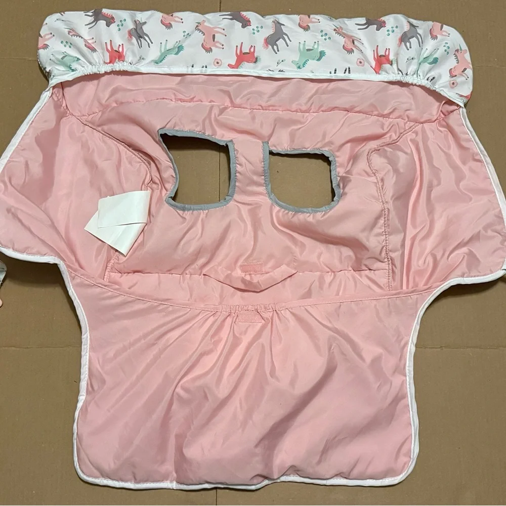 Goldbug Shopping Cart and High Chair Cover Horses Unicorn For Girl